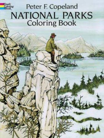 National Parks Coloring Book by Peter Copeland