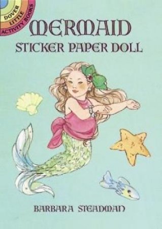 Mermaid Sticker Paper Doll by BARBARA STEADMAN