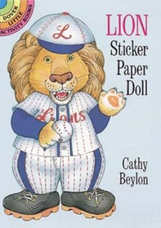 Lion Sticker Paper Doll by CATHY BEYLON