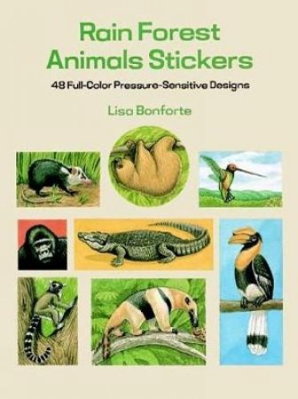 Rain Forest Animals Stickers by LISA BONFORTE