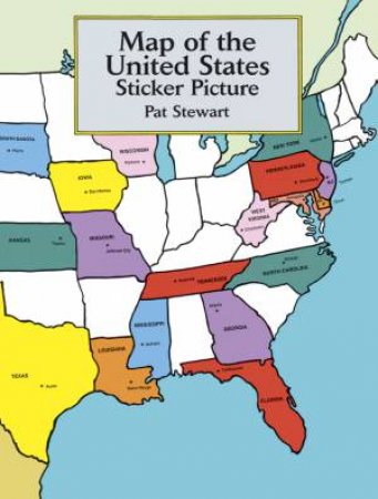 Map of the United States Sticker Picture by PAT STEWART