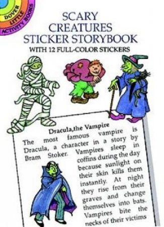 Scary Creatures Sticker Storybook by CATHY BEYLON