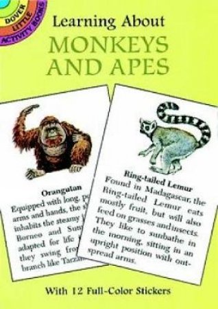 Learning About Monkeys and Apes by SY BARLOWE