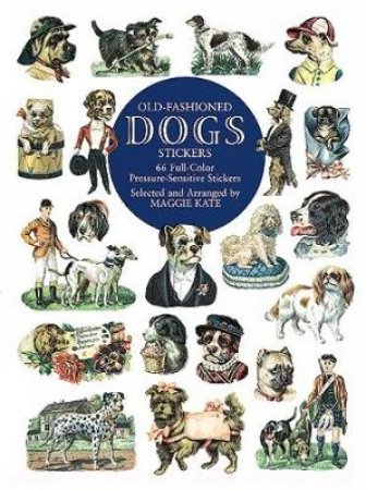 Old-Fashioned Dogs Stickers by MAGGIE KATE