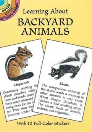 Learning About Backyard Animals by SY BARLOWE