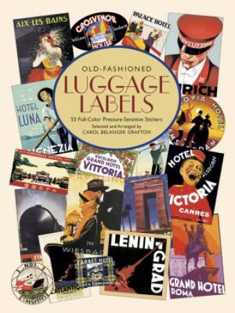 Old-Fashioned Luggage Labels by Carol Belanger Grafton