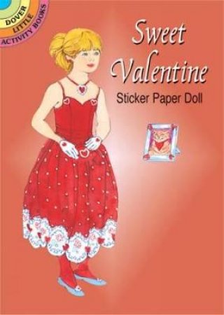 Sweet Valentine Sticker Paper Doll by BARBARA STEADMAN