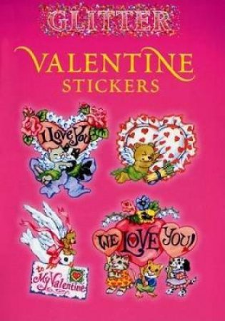 Glitter Valentine Stickers by NINA BARBARESI