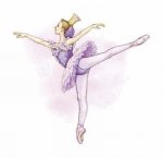 Glitter Ballerinas Stickers