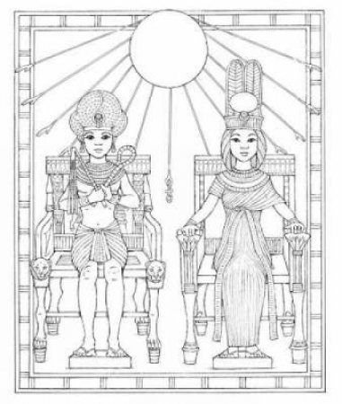 King Tut Coloring Book by PATRICIA J. WYNNE