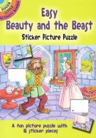 Easy Beauty and the Beast Sticker Picture Puzzle by CATHY BEYLON