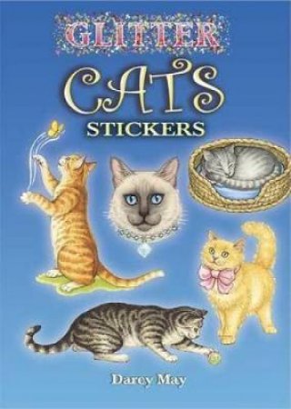 Glitter Cats Stickers by DARCY MAY