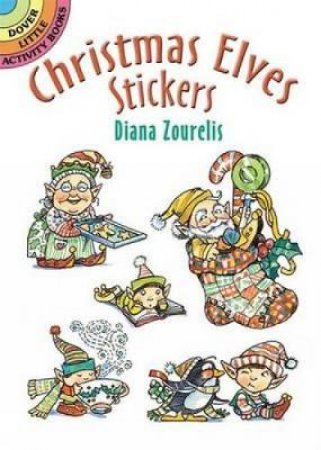 Christmas Elves Stickers by DIANA ZOURELIAS