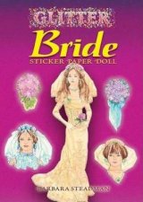 Glitter Bride Sticker Paper Doll