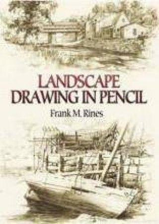 Landscape Drawing in Pencil by Frank M. Rines