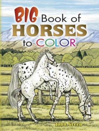 Big Book of Horses to Color by John Green