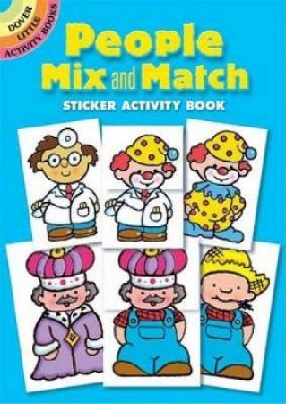 People Mix and Match Sticker Activity Book by ROBBIE STILLERMAN