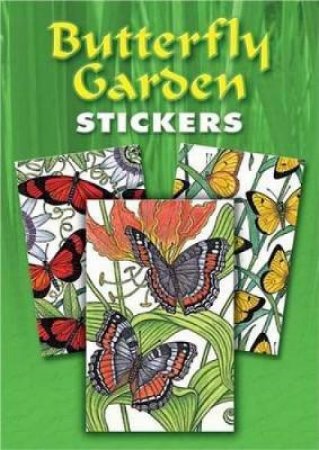 Butterfly Garden Stickers by PATRICIA J. WYNNE