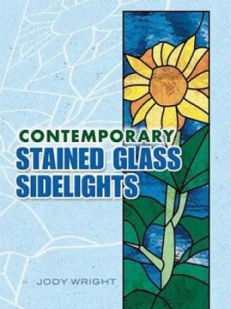 Contemporary Stained Glass Sidelights by JODY WRIGHT