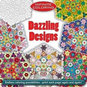 Infinite Coloring Dazzling Designs CD and Book by KOICHI SATO