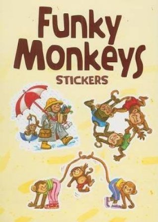 Funky Monkeys Stickers by YU-MEI HAN