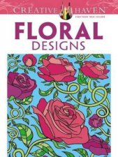 Floral Designs Adult Coloring Book