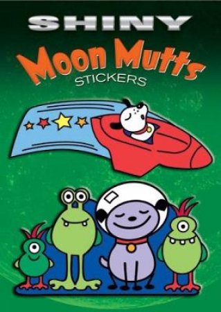 Shiny Moon Mutts Stickers by MARTIN LOWE