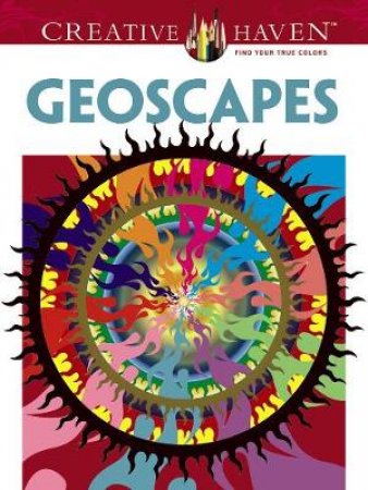 Creative Haven Geoscapes Coloring Book by HOP DAVID