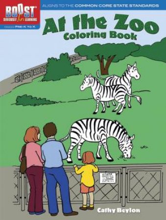 BOOST At the Zoo Coloring Book by CATHY BEYLON