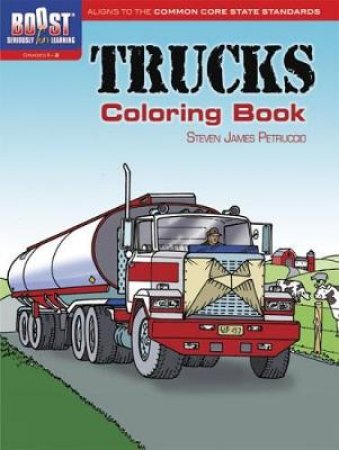 Trucks Coloring Book by Steven James Petruccio