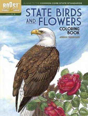 BOOST State Birds and Flowers Coloring Book by ANNIKA BERNHARD