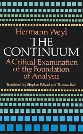 Continuum by HERMANN WEYL