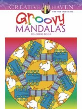 Groovy Mandalas Adult Coloring Book