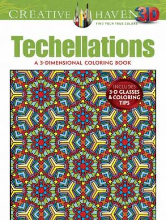 Creative Haven 3-D Techellations Coloring Book by JOHN WIK