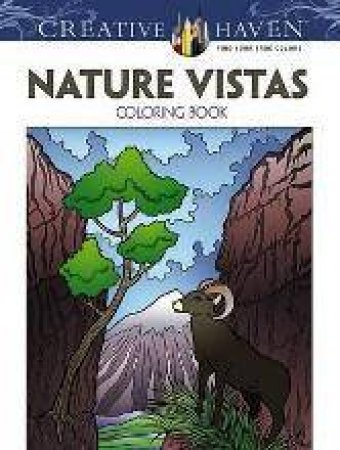 Creative Haven Nature Vistas Coloring Book by JEREMY ELDER