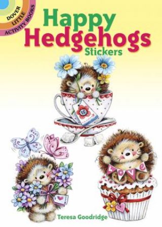 Happy Hedgehogs Stickers by TERESA GOODRIDGE