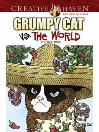 Creative Haven Grumpy Cat Vs. The World Coloring Book by DIEGO J PEREIRA