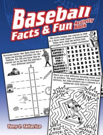 Baseball Facts And Fun Activity Book by Tony Tallarico