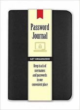 Password Journal Midnight Black