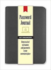 Password Journal Chestnut Brown