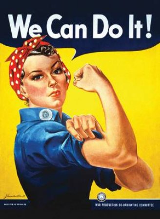 Notebook: Rosie The Riveter We Can Do It! by J. Howard Miller