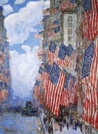 Fourth Of July Notebook by Childe Hassam