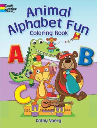 Animal Alphabet Fun Coloring Book by Kathy Voerg