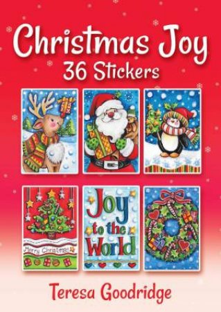 Christmas Joy 36 Stickers by Teresa Goodridge