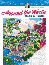 Creative Haven Around The World Color By Number