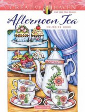 Creative Haven Afternoon Tea Coloring Book