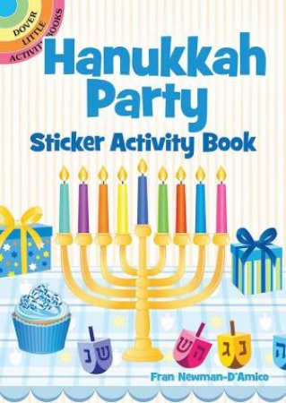 Hanukkah Party Sticker Activity Book by FRAN NEWMAN D'AMICO