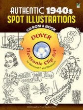 Authentic 1940s Spot Illustrations CDROM and Book