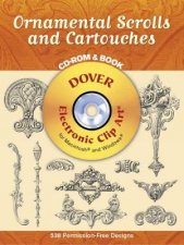 Ornamental Scrolls and Cartouches CDROM and Book