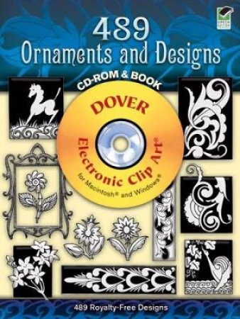 489 Ornaments and Designs CD-ROM and Book by KARL PLACEK